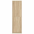 vidaXL Ruhásszekrény polcokkal Sonoma tölgy 55 x 25 x 189 cm Faanyag