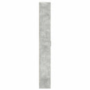 vidaXL Ruhásszekrény polcokkal Beton Szürke 55 x 25 x 189 cm Faanyag