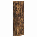 vidaXL Ruhásszekrény polcokkal Füstölt tölgy 55 x 25 x 189 cm Faanyag