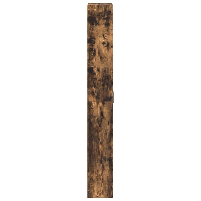 vidaXL Ruhásszekrény polcokkal Füstölt tölgy 55 x 25 x 189 cm Faanyag