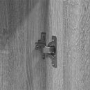 vidaXL Ruhásszekrény polcokkal Szürke Sonoma 55 x 25 x 189 cm Faanyag