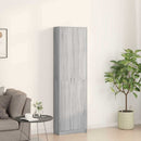 vidaXL Ruhásszekrény polcokkal Szürke Sonoma 55 x 25 x 189 cm Faanyag