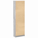 vidaXL Ruhásszekrény polcokkal Szürke Sonoma 55 x 25 x 189 cm Faanyag