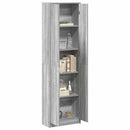 vidaXL Ruhásszekrény polcokkal Szürke Sonoma 55 x 25 x 189 cm Faanyag