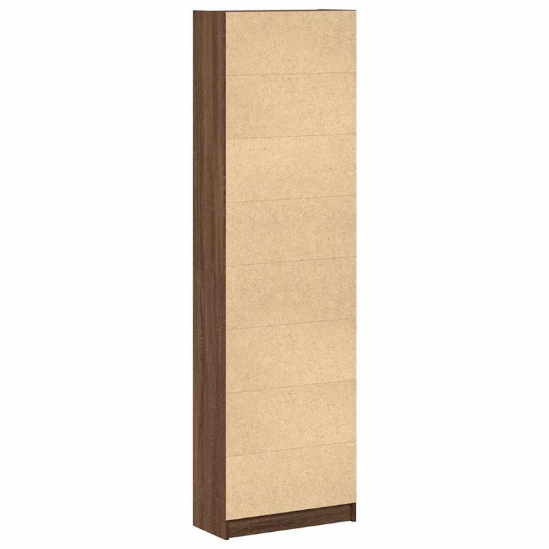 vidaXL Ruhásszekrény polcokkal barna tölgy 55 x 25 x 189 cm Faanyag