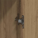 vidaXL Ruhásszekrény polcokkal kézműves tölgy 55 x 25 x 189 cm Faanyag