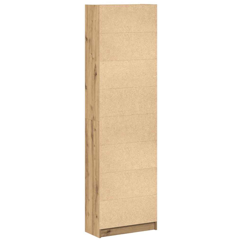 vidaXL Ruhásszekrény polcokkal kézműves tölgy 55 x 25 x 189 cm Faanyag