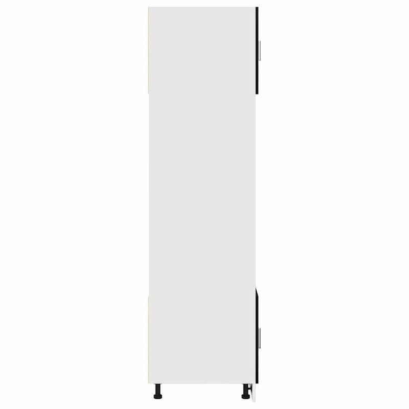 vidaXL Mikrosütő Szekrény Riga Musta tammi 60 x 57 x 207 cm Faanyag