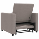 vidaXL Egyszemélyes kanapéágy Tópszínű 90 x 165 x 87 cm szövet