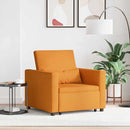 vidaXL Egyszemélyes kanapéágy Sötétsárga 90 x 165 x 87 cm szövet