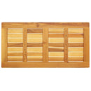 vidaXL Asztallap Barna 90 x 45 x 2 cm tömör akácfa