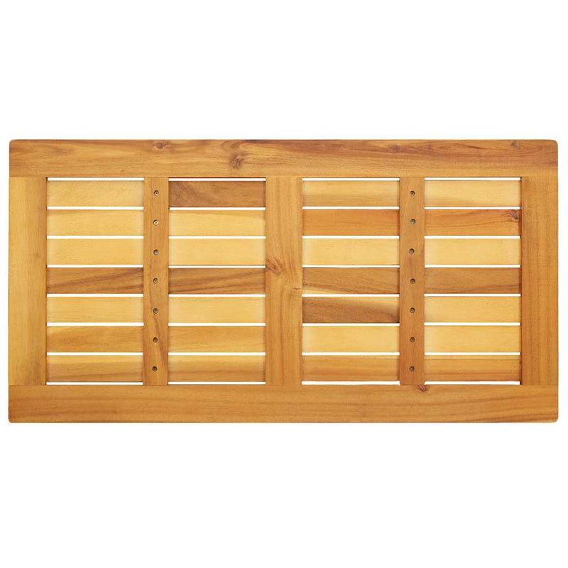 vidaXL Asztallap Barna 90 x 45 x 2 cm tömör akácfa