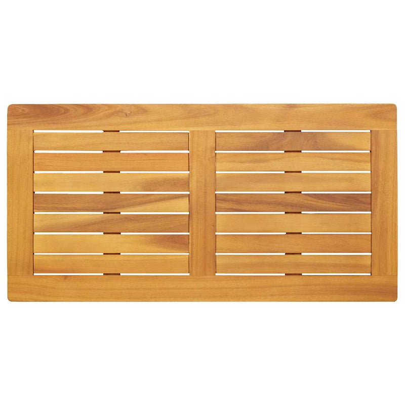 vidaXL Asztallap Barna 90 x 45 x 2 cm tömör akácfa