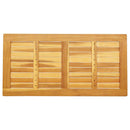 vidaXL Asztallap Barna 100 x 50 x 2 cm tömör akácfa