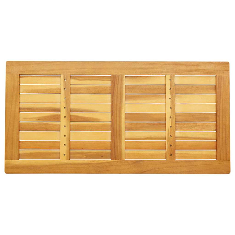 vidaXL Asztallap Barna 100 x 50 x 2 cm tömör akácfa