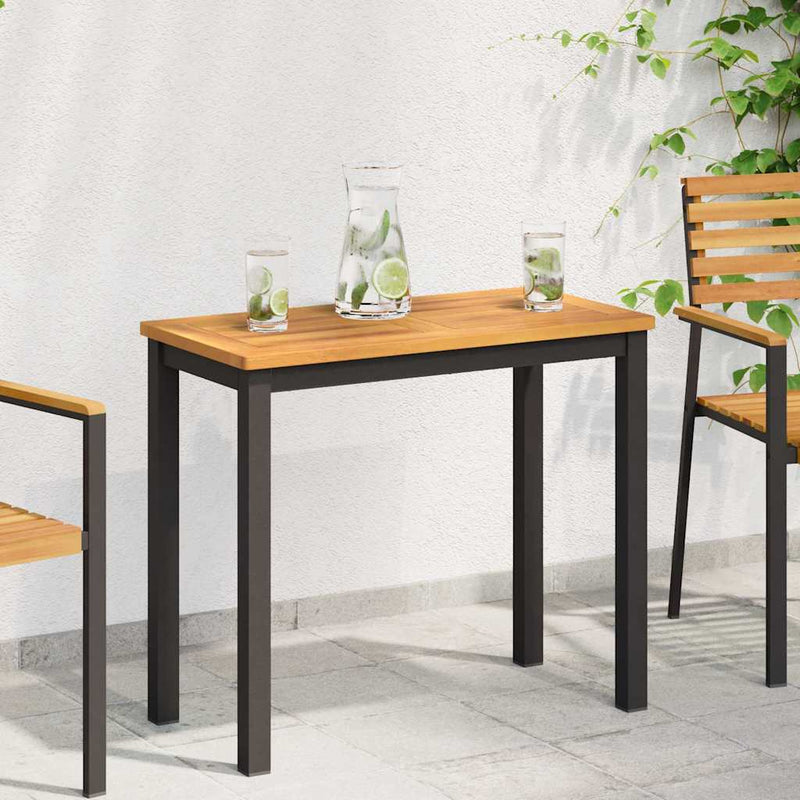 vidaXL Asztallap Barna 100 x 50 x 2 cm tömör akácfa