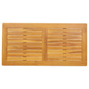 vidaXL Asztallap Barna 100 x 50 x 2 cm tömör akácfa