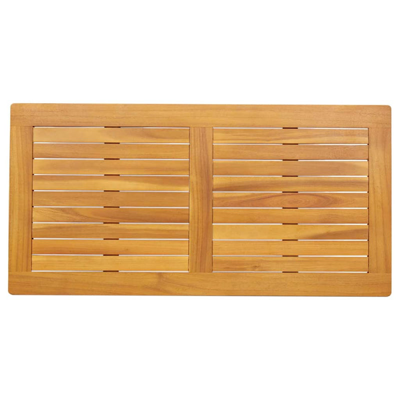 vidaXL Asztallap Barna 100 x 50 x 2 cm tömör akácfa