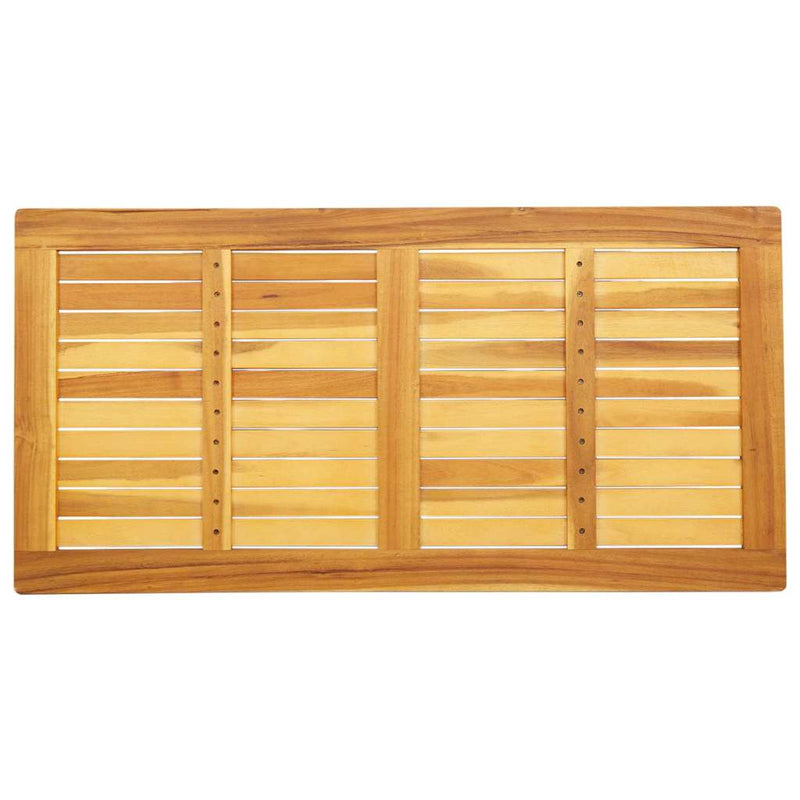 vidaXL Asztallap Barna 110 x 55 x 2 cm tömör akácfa