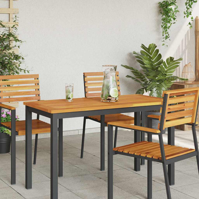 vidaXL Asztallap Barna 110 x 55 x 2 cm tömör akácfa