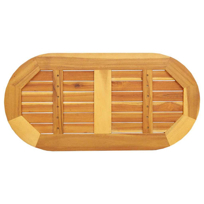 vidaXL Asztallap Barna 80 x 40 x 2 cm tömör akácfa