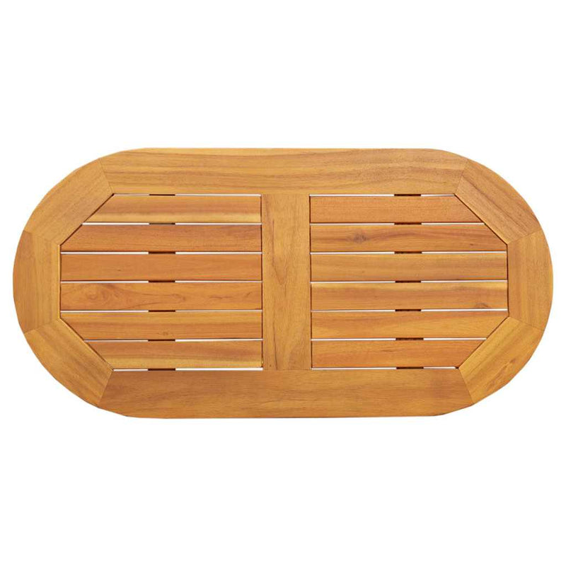 vidaXL Asztallap Barna 80 x 40 x 2 cm tömör akácfa