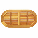 vidaXL Asztallap Barna 90 x 45 x 2 cm tömör akácfa