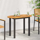 vidaXL Asztallap Olaj Természetes 90 x 45 x 2 cm Tömör Akácfa