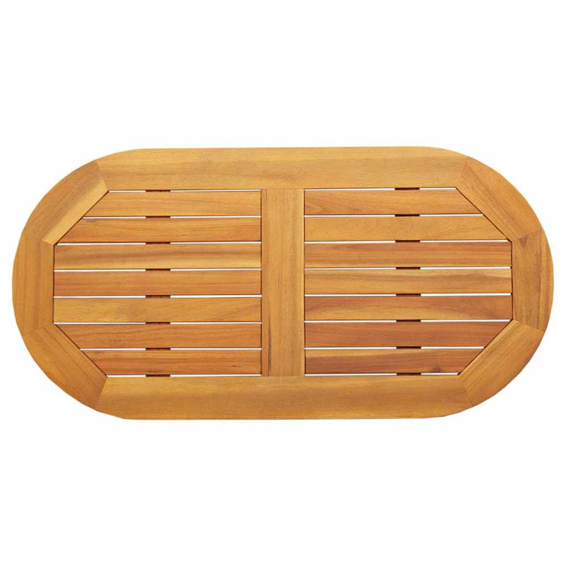 vidaXL Asztallap Barna 90 x 45 x 2 cm tömör akácfa