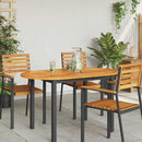 vidaXL Asztallap Olaj Természetes 120 x 70 x 2 cm Tömör Akácfa