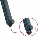 vidaXL Kerti Szék 2 pcs Zöld 55 x 56.5 x 91cm Alumínium