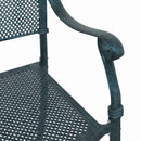vidaXL Kerti Szék 2 pcs Zöld 64 x 62 x 93cm Alumínium
