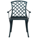 vidaXL Kerti Szék Zöld 61 x 60.5 x 93 cm Alumínium