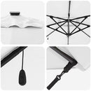 vidaXL Napernyő Homokszín 286 x 285 x 270 cm Alumínium