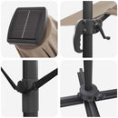 vidaXL Napernyő Tópszínű 286 x 285 x 270 cm Alumínium