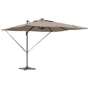 vidaXL Napernyő Tópszínű 286 x 285 x 270 cm Alumínium