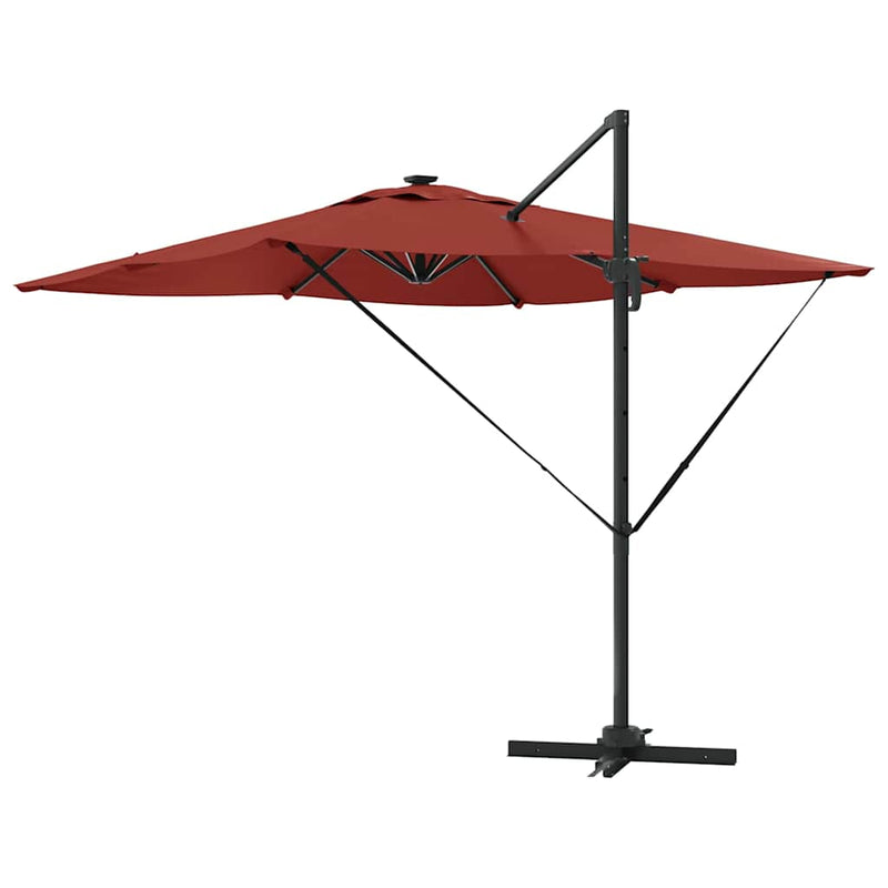 vidaXL Napernyő Terrakotta 286 x 285 x 270 cm Alumínium