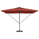 vidaXL Napernyő Terrakotta 286 x 285 x 270 cm Alumínium