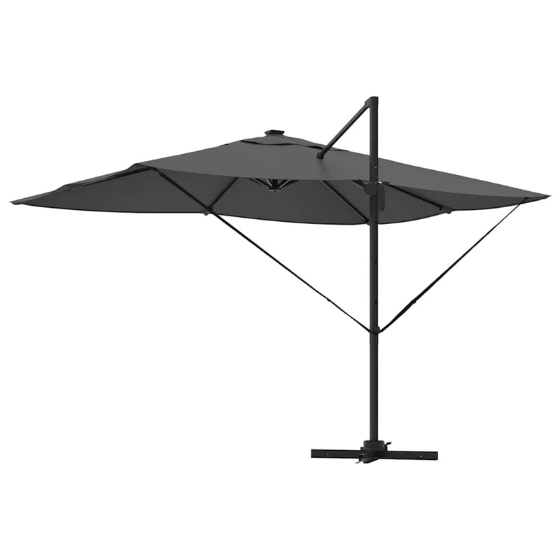 vidaXL Cantilever Roma Napernyő Antracit és fekete 352 x 251 x 265 cm