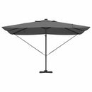 vidaXL Cantilever Roma Napernyő Antracit és fekete 352 x 251 x 265 cm