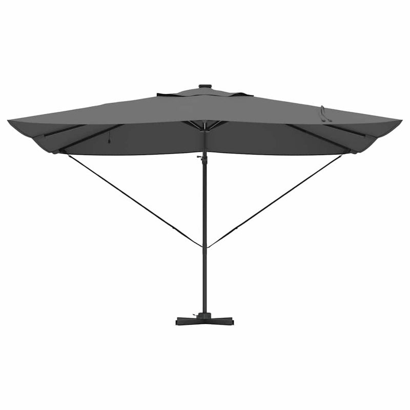vidaXL Cantilever Roma Napernyő Antracit és fekete 352 x 251 x 265 cm