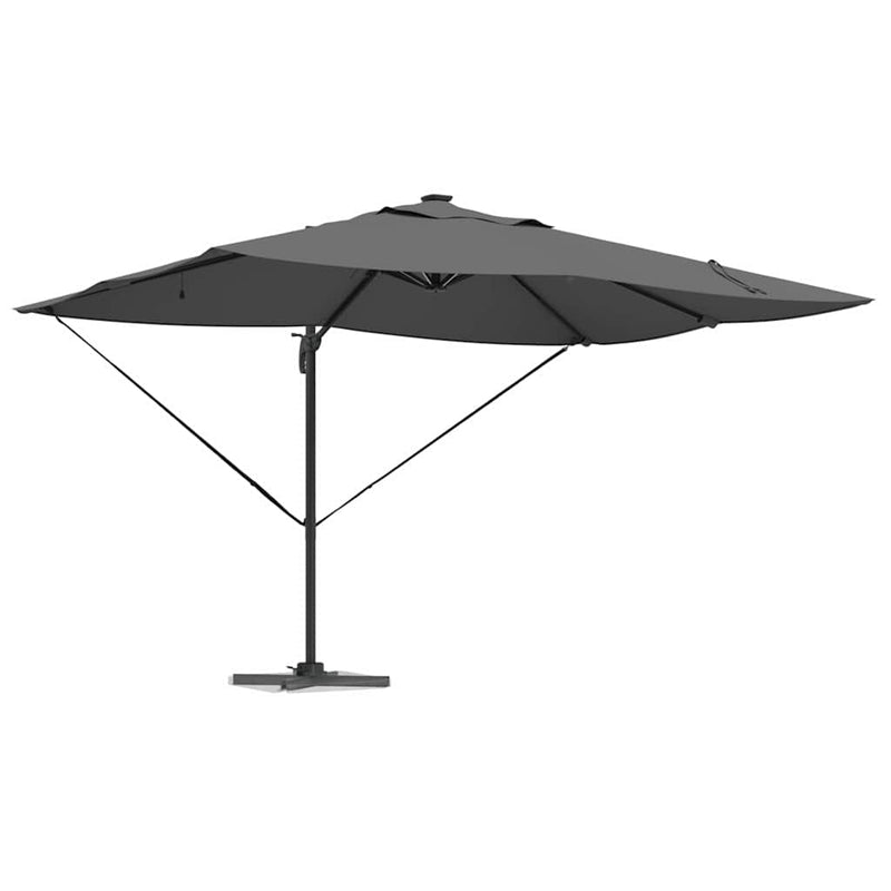 vidaXL Cantilever Roma Napernyő Antracit és fekete 352 x 251 x 265 cm