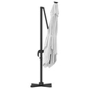 vidaXL Roma napernyő Bézs 286 x 285 x 265 cm Pamut és Alumínium