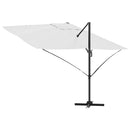 vidaXL Cantilever Roma Napernyő Beige és fekete 352 x 251 x 260 cm