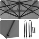 vidaXL Cantilever Roma Napernyő Antracit és fekete 352 x 251 x 260 cm