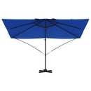 vidaXL Cantilever Roma Napernyő Kék és Fekete 352 x 251 x 260 cm