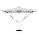 vidaXL Roma napernyő Bézs 286 x 285 x 270 cm Alumínium és poliészter