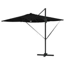 vidaXL Roma napernyő Fekete 286 x 285 x 270 cm Alumínium és poliészter