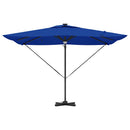 vidaXL Roma napernyő Kék 286 x 285 x 270 cm Alumínium és poliészter