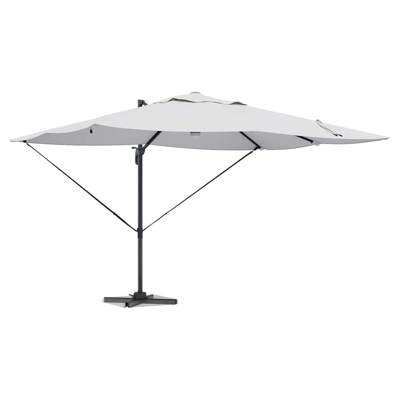 vidaXL Cantilever Roma Napernyő Beige és fekete 352 x 251 x 265 cm